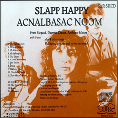 Slapp Happy: Acnalbasac Noom
