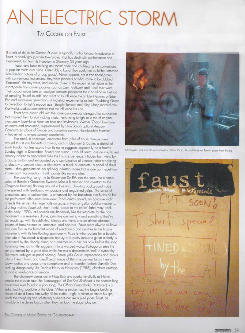 Review in Contemporary Magazine