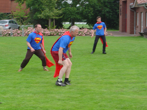 Ben Tinker, Ronny Waernes. Football Tournament. Image by Alan Holmes